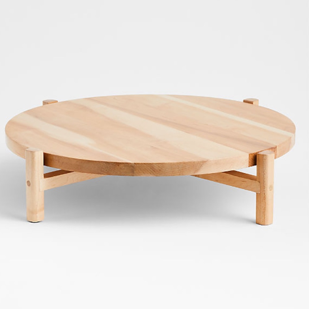 New! Crate&Barrel Argo elevated lazy Susan